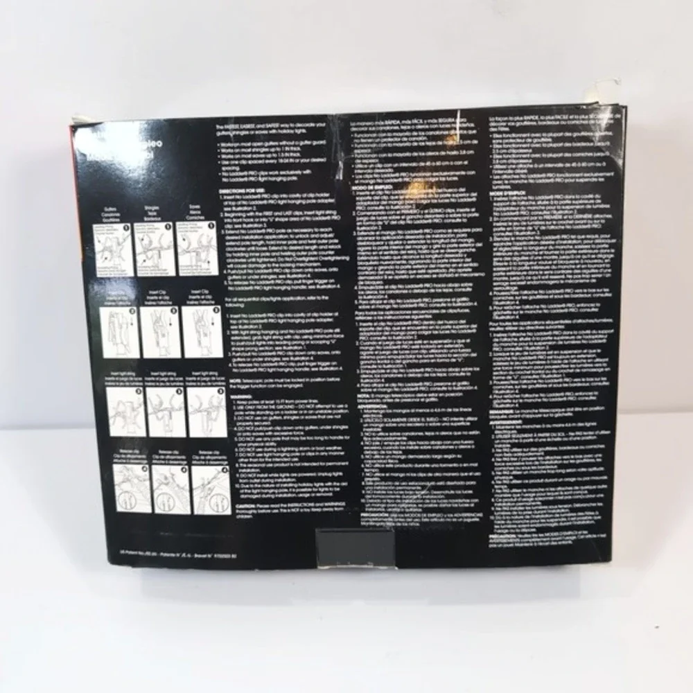 No Ladder Pro Rapid Release Clips Eaves Gutters Shingles  50 Count‎ 0675027 NEW